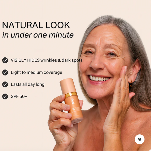 See Yourself Again: The 4-in-1 Foundation That Erases Wrinkles & Dark Spots While You Wear It