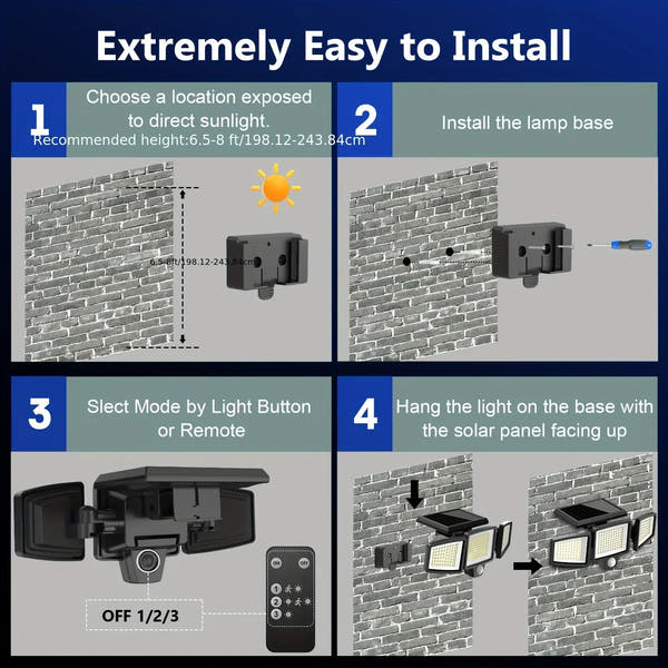 RayShield™ Solar Security Light