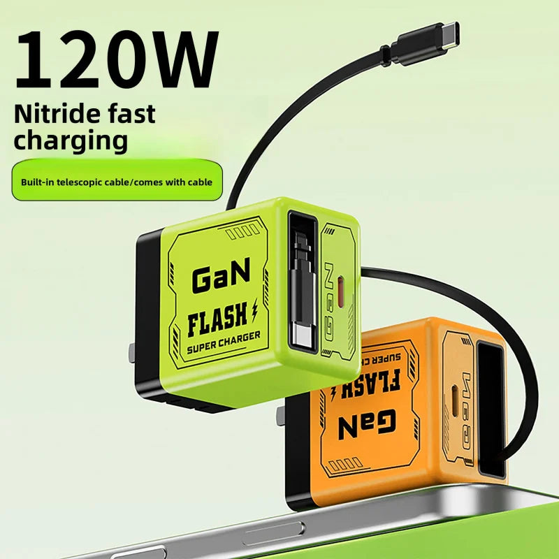 SnapVolt™ 120W Dual Fast Charger