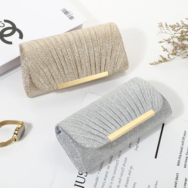 GlamX™ Satin Clutch Bag