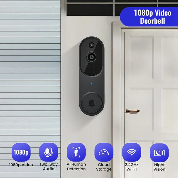 SafeKnock™ Smart Doorbell Camera