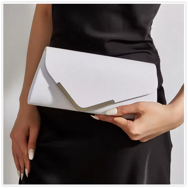 The Satin Slit Dress - With Free Clutch Bag (Choose One)