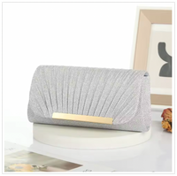 The Satin Slit Dress - With Free Clutch Bag (Choose One)