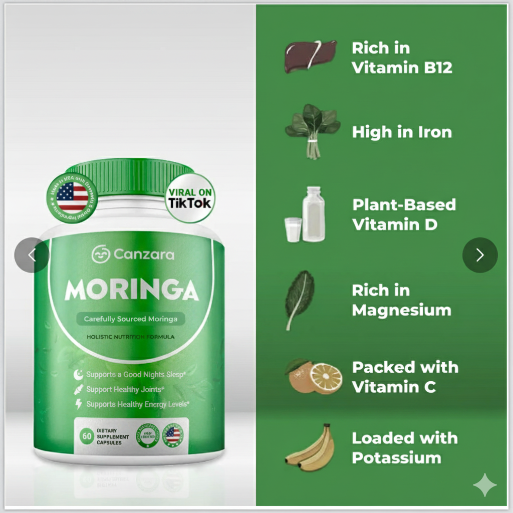 Canzara™ Moringa Immune Booster Capsules