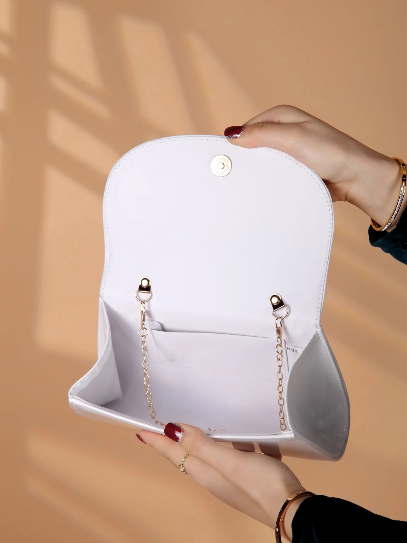 LustreX™ Satin Clutch Bag