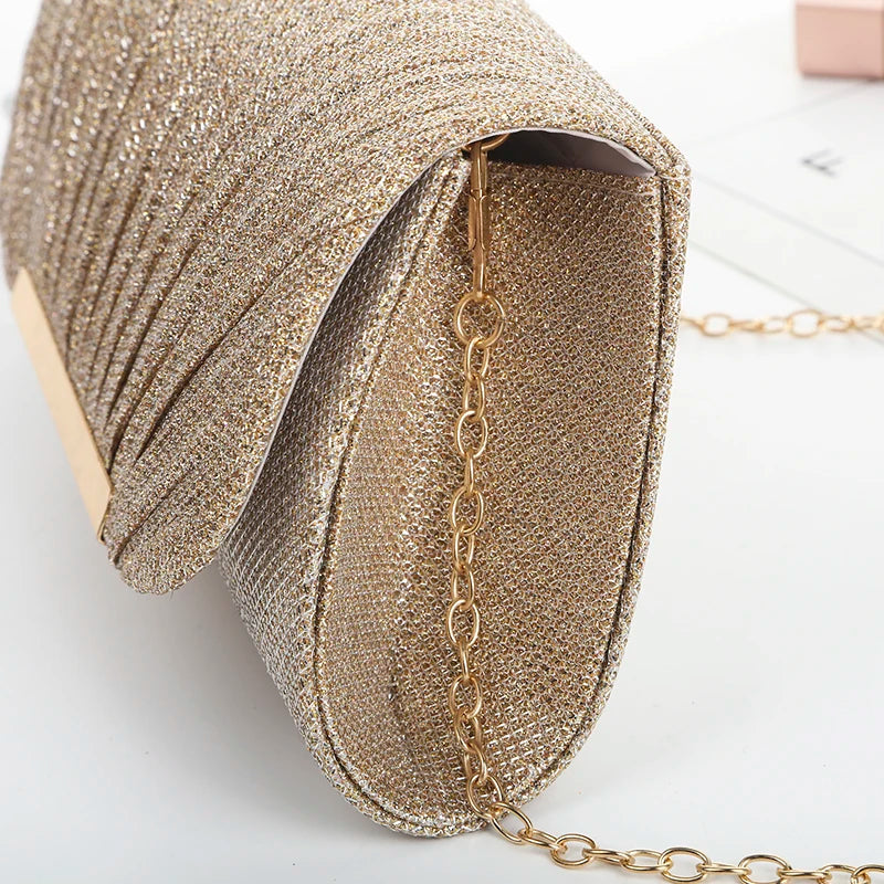 GlamX™ Satin Clutch Bag