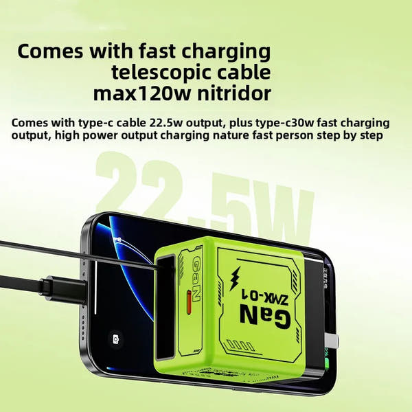 SnapVolt™ 120W Dual Fast Charger