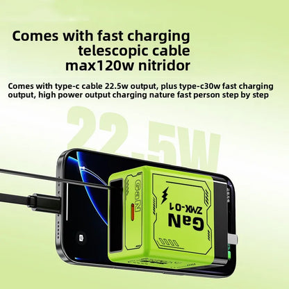 SnapVolt™ 120W Dual Fast Charger