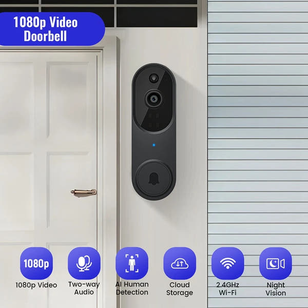 SafeKnock™ Smart Doorbell Camera